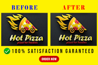 do remake, update, modify, repair, redesign, redraw any logo