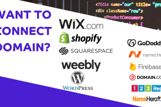 point and connect domain to wix or shopify site in minutes