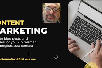 write best blog posts and articles in english or german