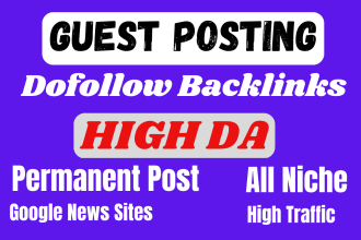 provide guest post, high da guest post, guest posting