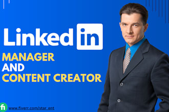 be your linkedin marketing manager and content creator