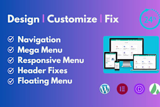 create a sticky floating navigation menu in wordpress