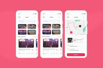 design mobile app UI for android and ios