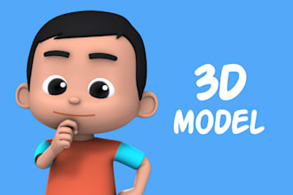 create 3d model and character
