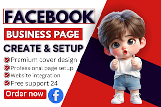 create a professional facebook business page, setup and optimization