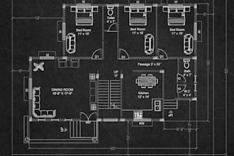 do professional architectural drawings in autocad