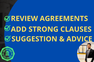 expertly review or draft contract and give legal advice