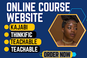 Hot Review!  kajabi website thinkific teachable podia learnworlds online course website