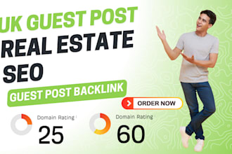 publish real estate seo article to provide UK guest post backlink