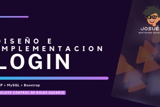 do a login system with PHP, mysql and bootstrap
