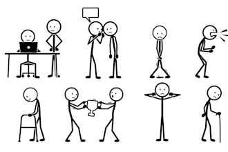 create unique stickman figures for your needs