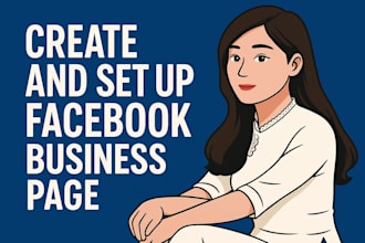 create, fix, setup your facebook business page