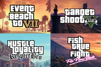make gta style logo in 24 hours