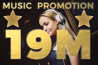 promote your music to 19m people