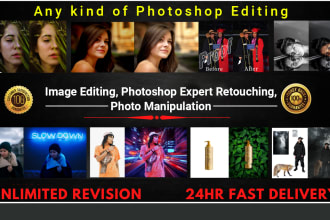 do image editing, photoshop expert retouching, background removal