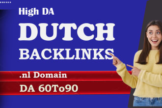build permanent dutch dofollow backlinks for netherland site link building