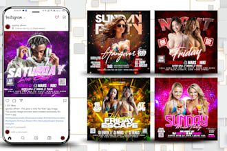 do a stunning party, club, birthday, sport, event, flyers design