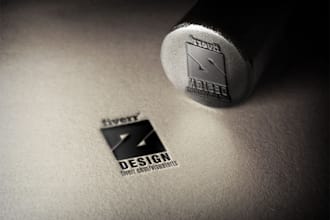 convert Your LOGO or Text on a Realistic Stamp MockUp