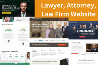build SEO friendly lawyer attorney and law firm website