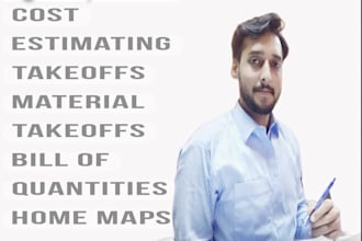 do building material take off quantity take off and cost estimation