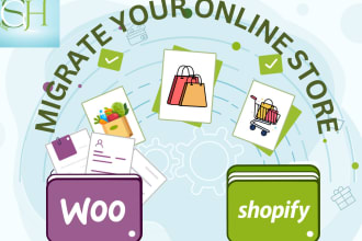 do store migration and design from woocommerce, bigcommerce