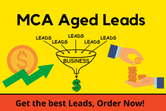 get you 5 to 35 days old ucc mca leads