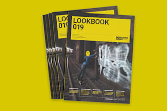 layout a fresh report magazine or catalogue