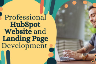 develop professional hubspot website and landing page