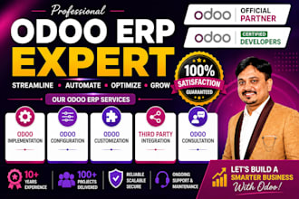 implement, customize and develop odoo erp for your business