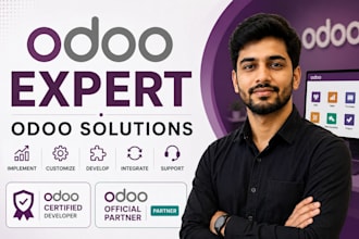 be your expert odoo erp consultant and developer