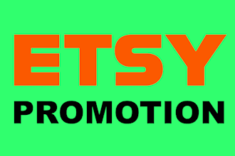 do etsy store listing shop promotion to increase etsy visitors and sales