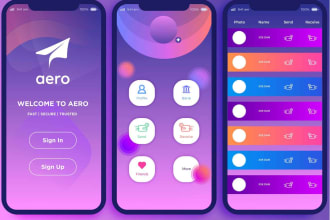 do attractive mobile UI UX design or app UI UX design