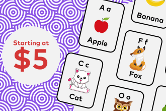 create educational flashcard, nft card, frame card design