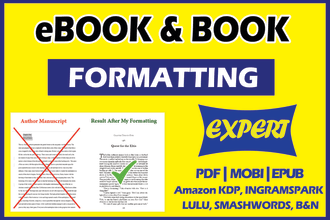 do ebook formatting paperback formatting for amazon kindle, convert pdf to epub