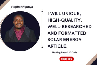 write an article on wind, renewable green and solar energy