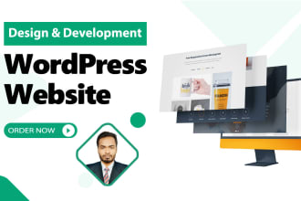 design responsive wordpress website, build wordpress website