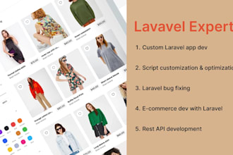 do PHP laravel website design, development, and deployment