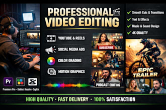 do professional video editing in premiere pro, davinci resolve or capcut
