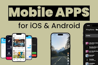 create a mobile app for ios and android
