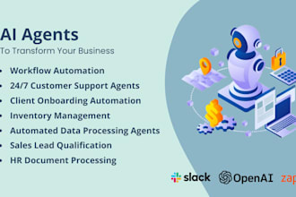 build custom ai agents to automate your business workflows