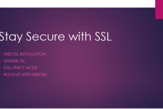 install free SSL certificate and fix https errors on your website