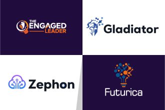 do modern app tech crypto and software saas technology logo