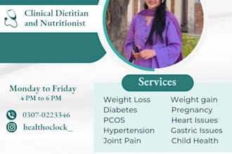 be your dietitian, nutritionist creating diet plan, meal plan