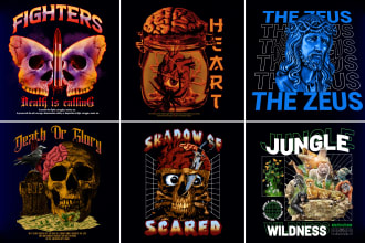 do custom streetwear t shirt design and graphic design