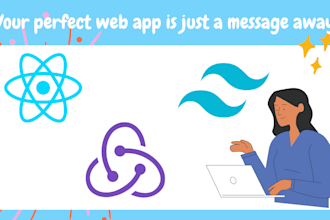 develop your web application using react js