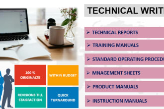 do technical, engineering reports and engineering projects