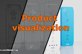create a 3d product visualization
