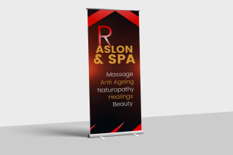 design modern roll up , retractable banner for you