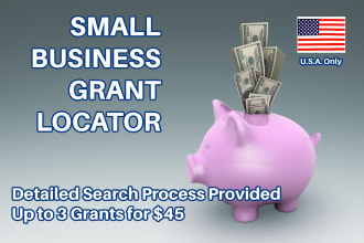 research business or nonprofit grants in the US