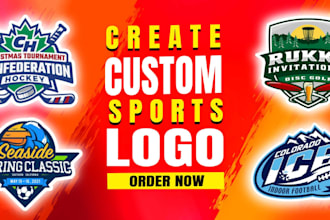 design high quality baseball, basketball,  sports logo